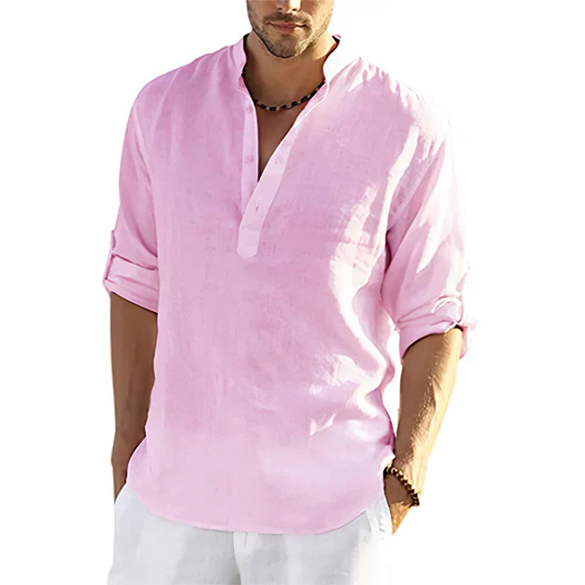 Mens Summer Shirt Lightweight Relaxed Fit