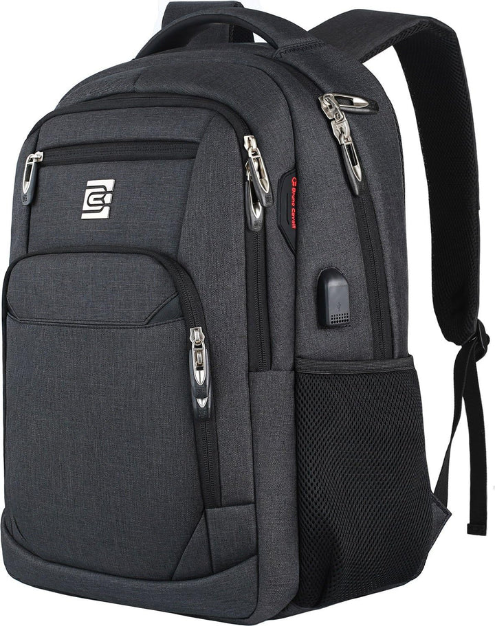 Unisex Slim Laptop Backpack Anti-Theft USB Charging Port