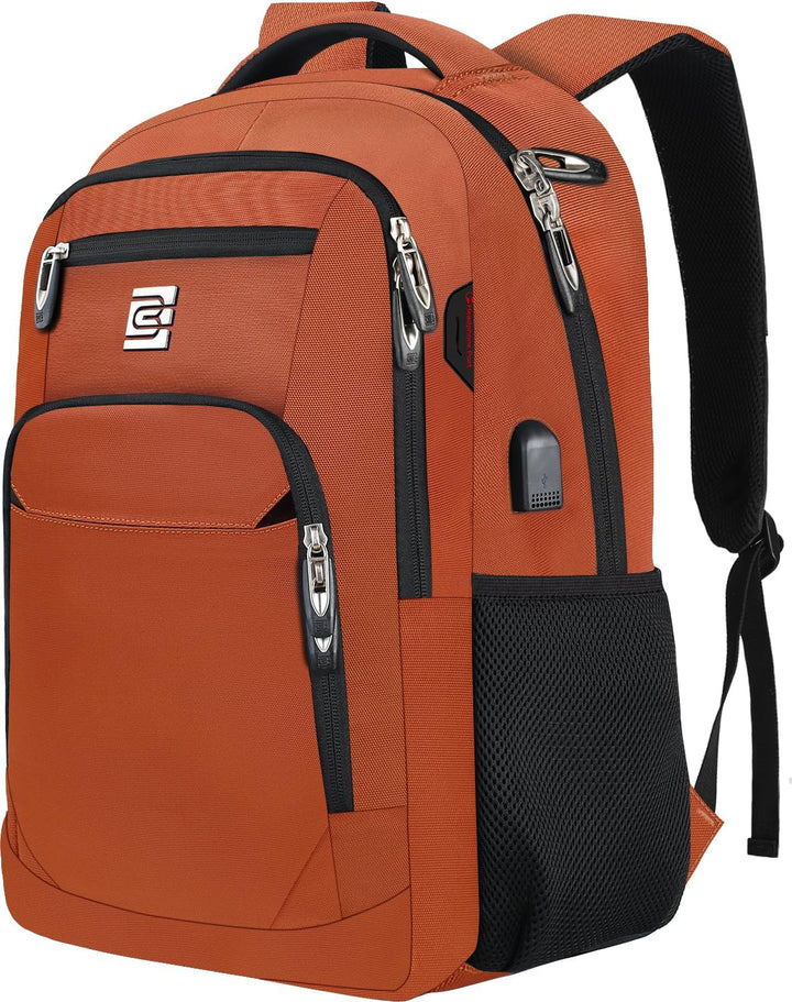 Unisex Slim Laptop Backpack Anti-Theft USB Charging Port