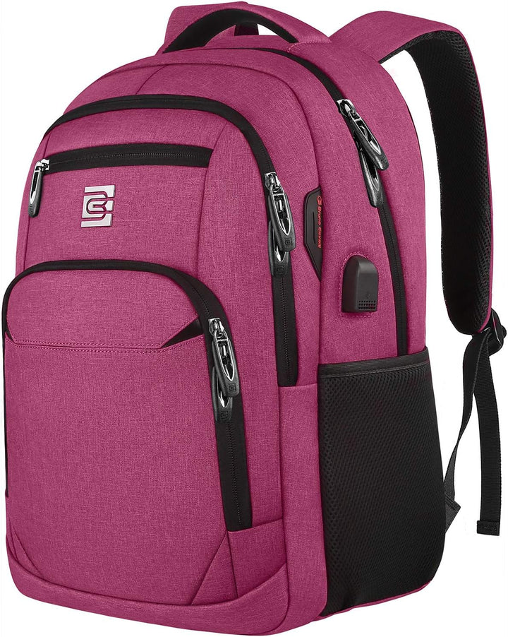 Unisex Slim Laptop Backpack Anti-Theft USB Charging Port