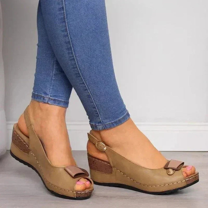 Womens Ankle Strap Sandals Comfortable Fit - BritishMode