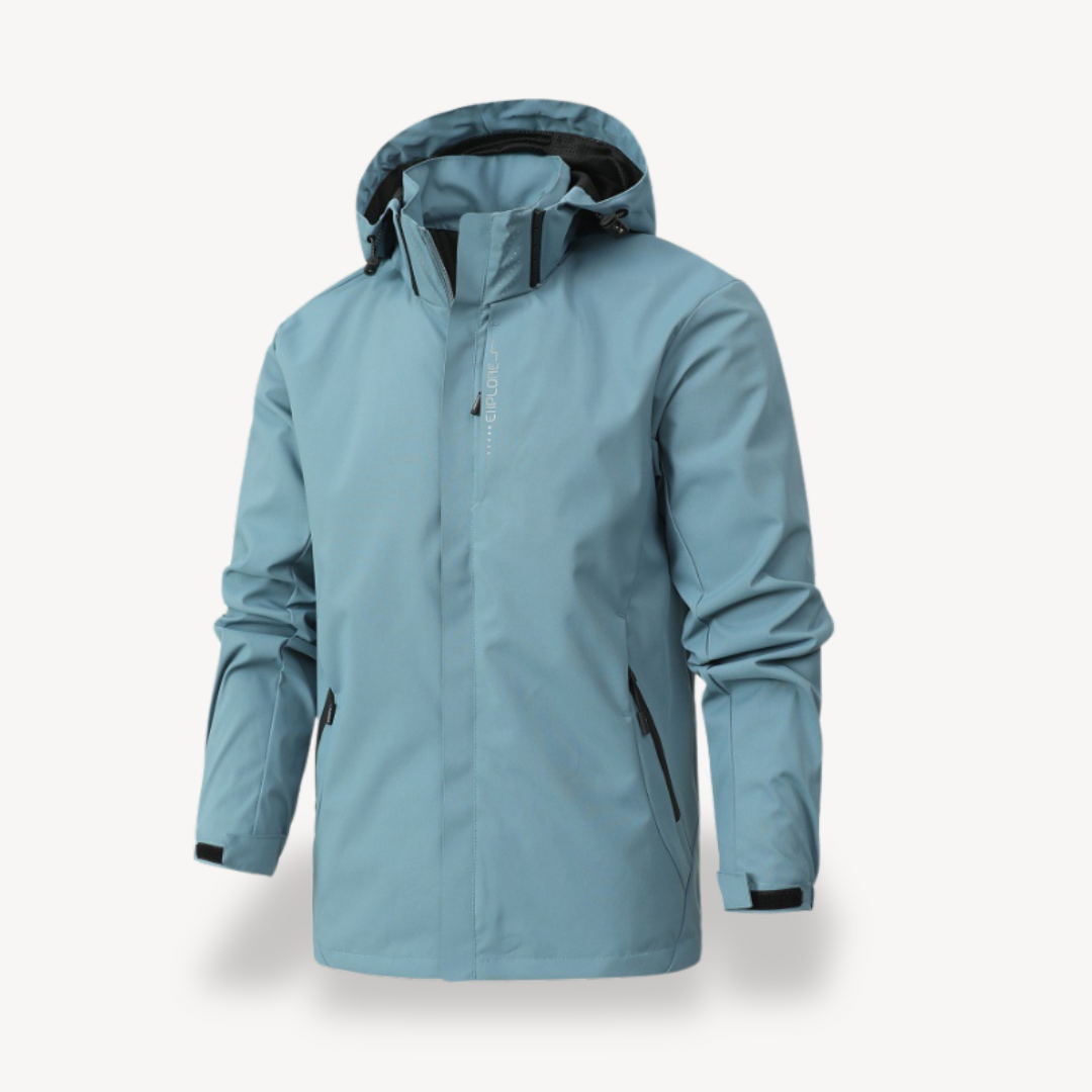 Mens Waterproof Windbreaker Jacket Hiking Fit