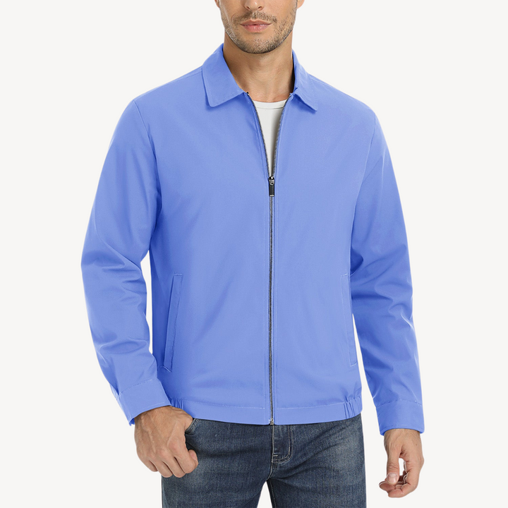Mens Bomber Jacket Full Zip with Pockets