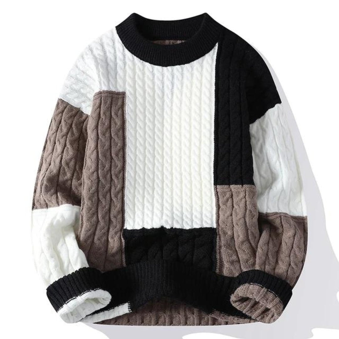 Mens Winter Sweater Wool Blend Regular Fit