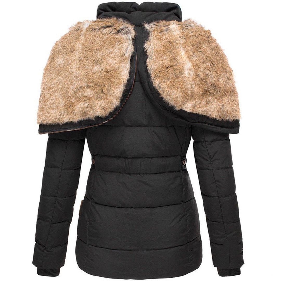 Womens Hooded Puffer Jacket Insulated Lightweight Fit