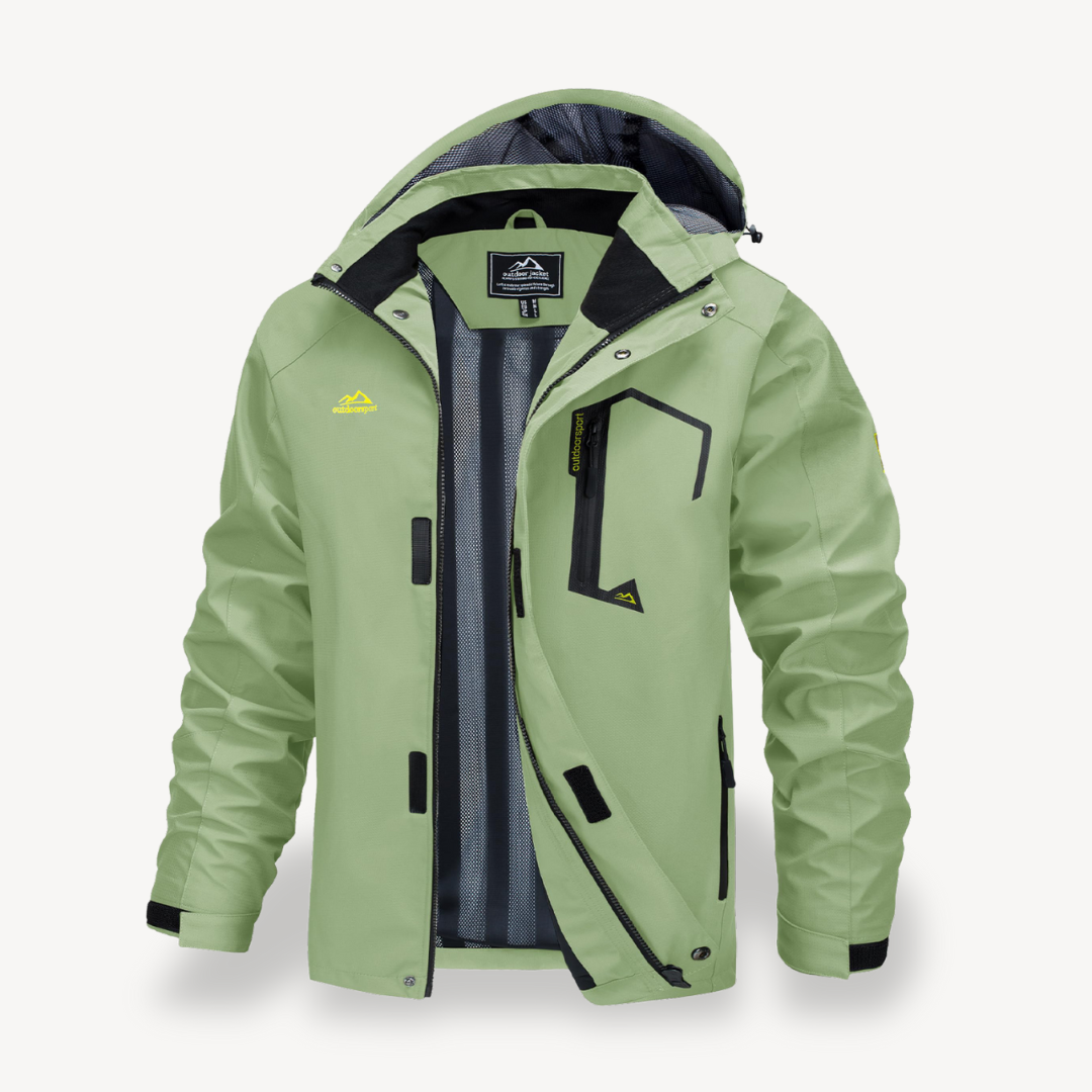 Mens Jacket Water-Resistant Lightweight Fit