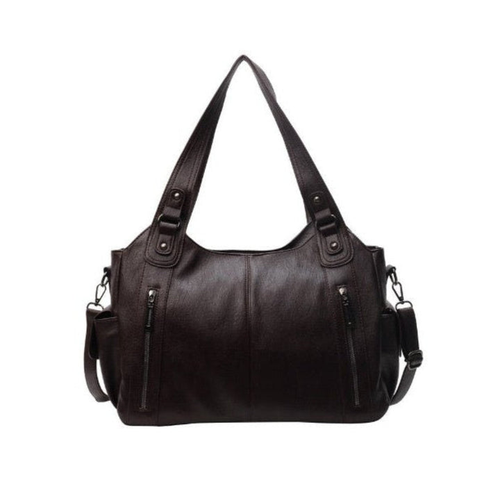 Unisex School Backpack with Shoulder Strap and Zipper Closure
