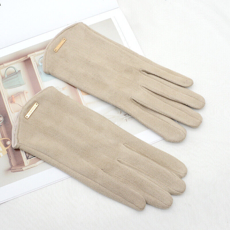 Unisex Suede Gloves Classic Versatile Fit