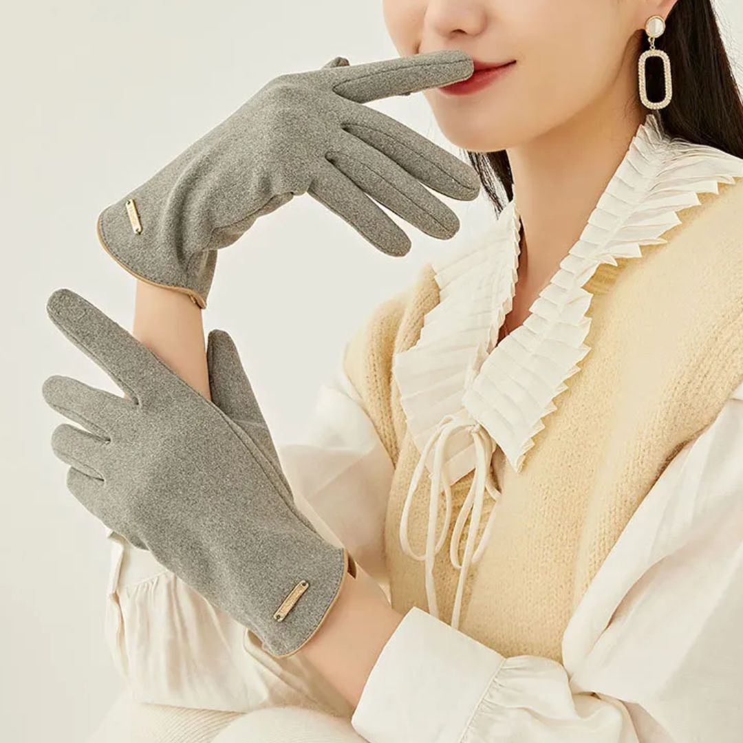 Unisex Suede Gloves Classic Versatile Fit