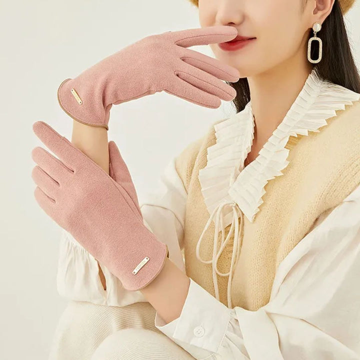 Unisex Suede Gloves Classic Versatile Fit