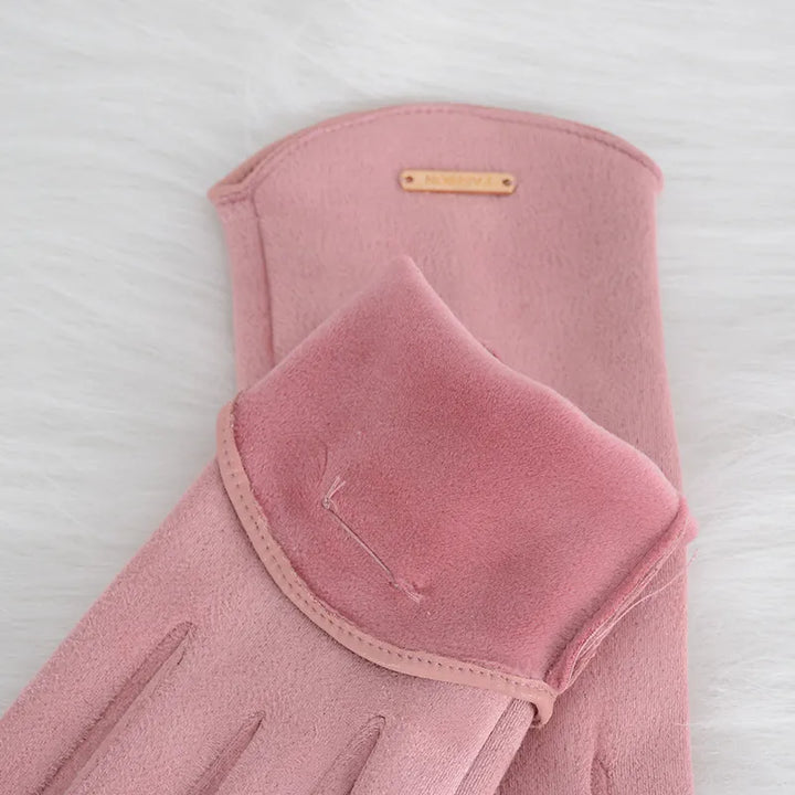 Unisex Suede Gloves Classic Versatile Fit