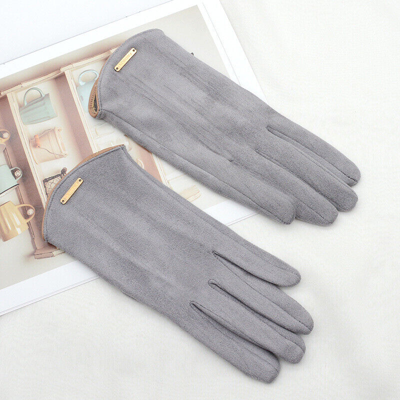 Unisex Suede Gloves Classic Versatile Fit