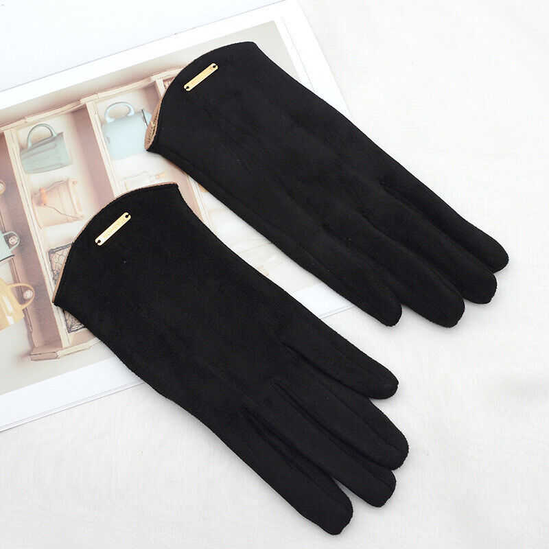 Unisex Suede Gloves Classic Versatile Fit