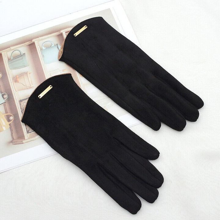 Unisex Suede Gloves Classic Versatile Fit