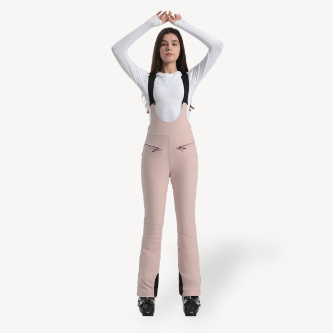 Womens Ski Bib Overalls Insulated Waterproof Fit
