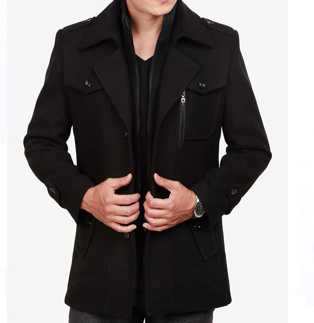 Mens Classic Wool Blend Blazer Regular Fit