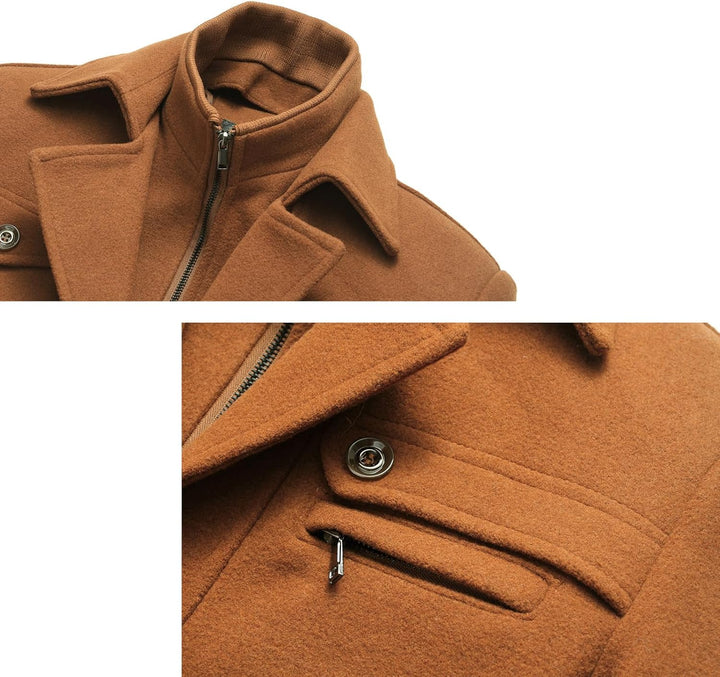 Mens Classic Wool Blend Blazer Regular Fit