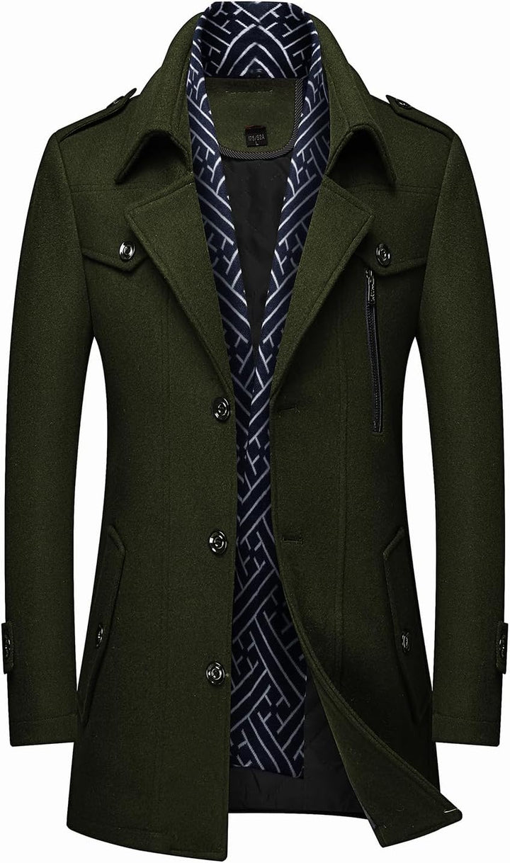 Mens Classic Wool Blend Blazer Regular Fit