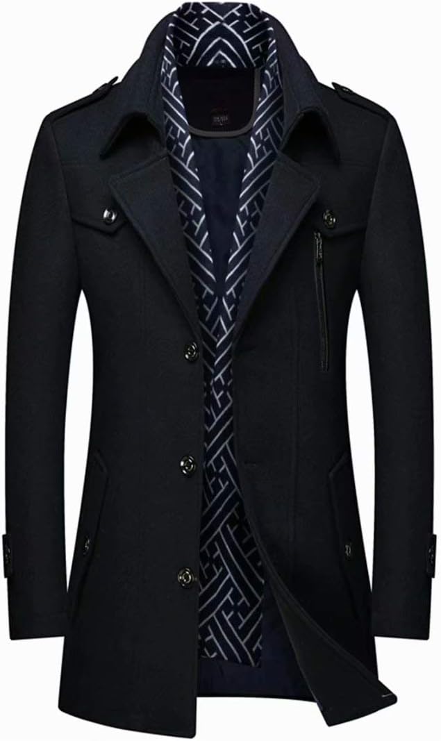 Mens Classic Wool Blend Blazer Regular Fit