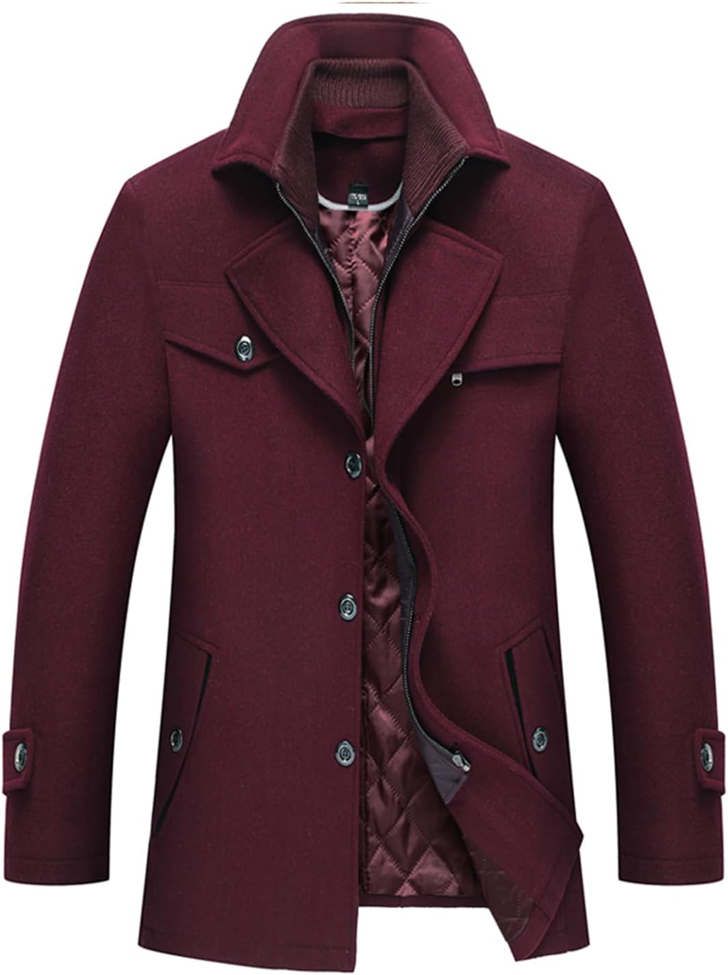 Mens Classic Wool Blend Blazer Regular Fit