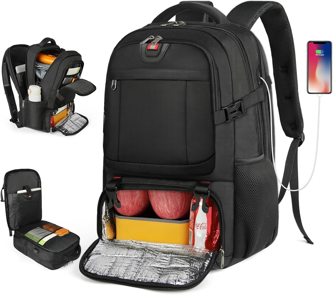 Unisex Travel Backpack with USB Charging Port Extra Large Capacity - BritishMode