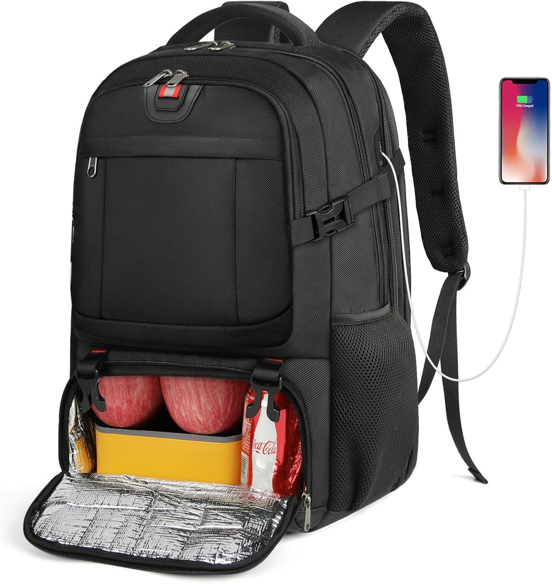 Unisex Travel Backpack with USB Charging Port Extra Large Capacity