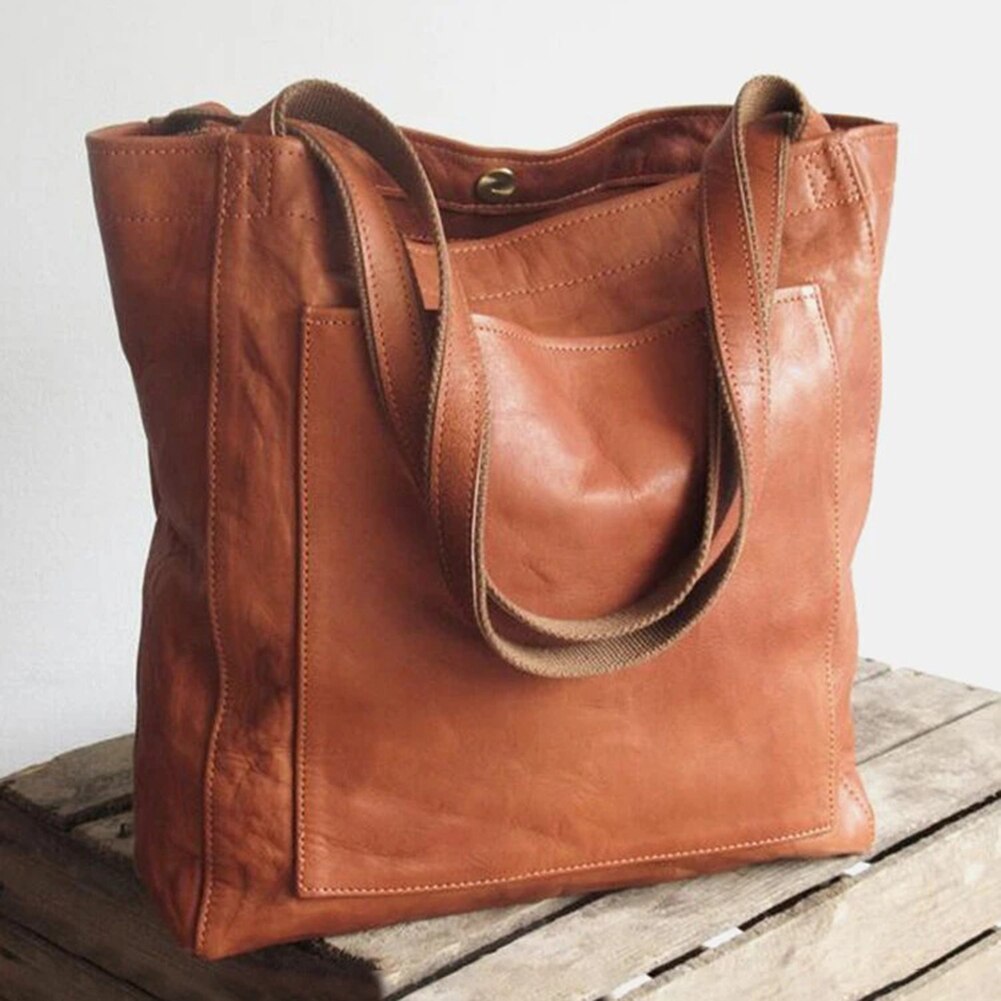 Womens Leather Handbag Genuine Leather Structured Style - BritishMode