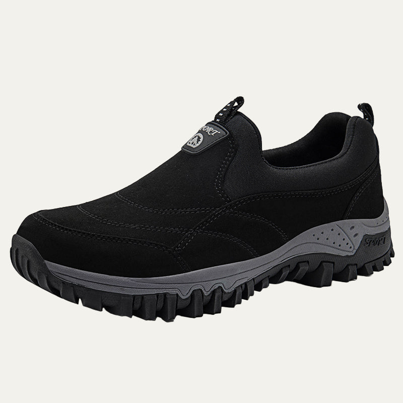 Mens Outdoor Hiking Sneaker Slip-On Rugged Design