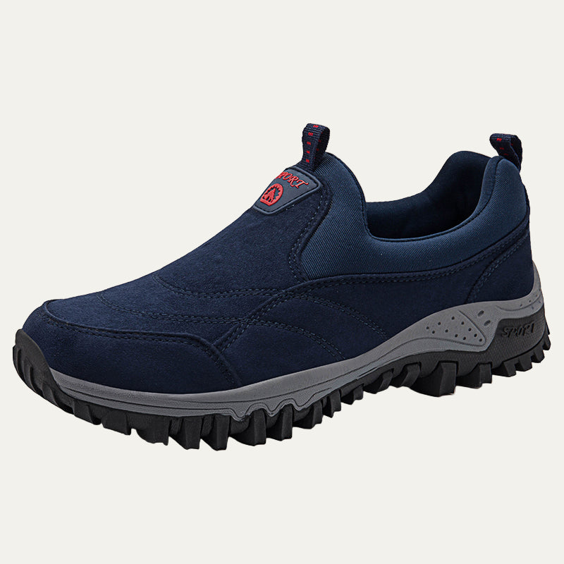 Mens Outdoor Hiking Sneaker Slip-On Rugged Design