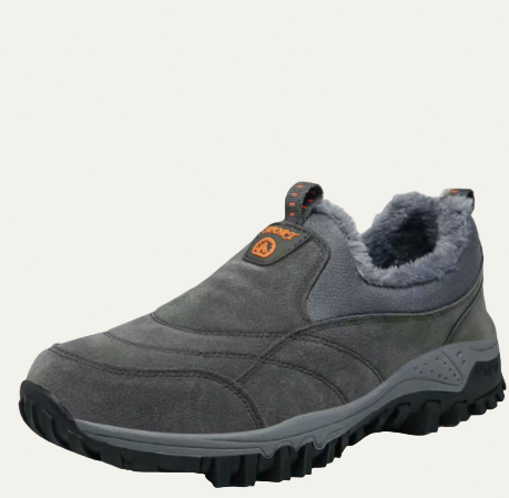 Mens Outdoor Hiking Sneaker Slip-On Rugged Design