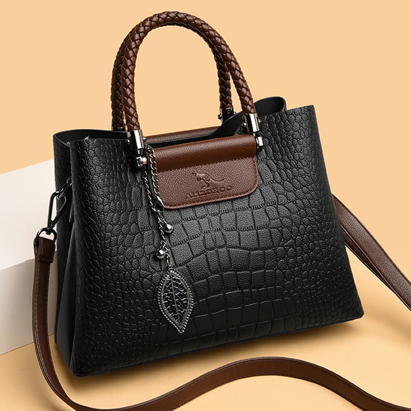Womens Leather Handbag Amara Stylish Design