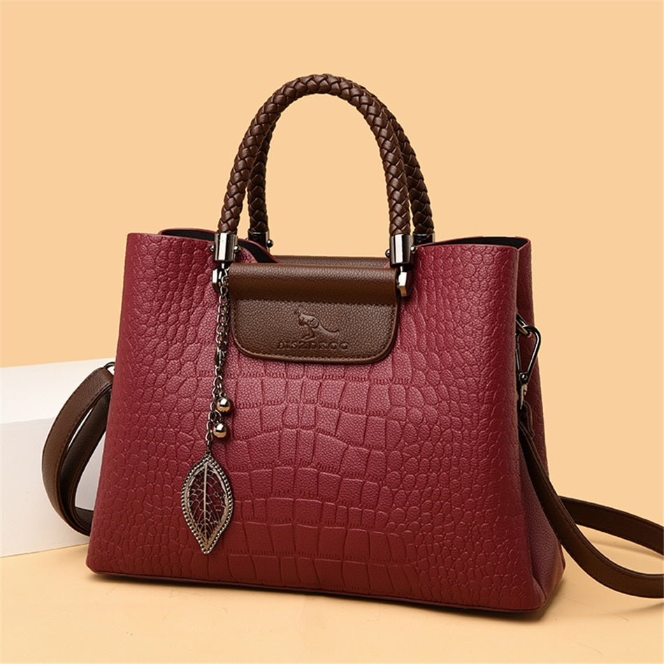 Womens Leather Handbag Amara Stylish Design
