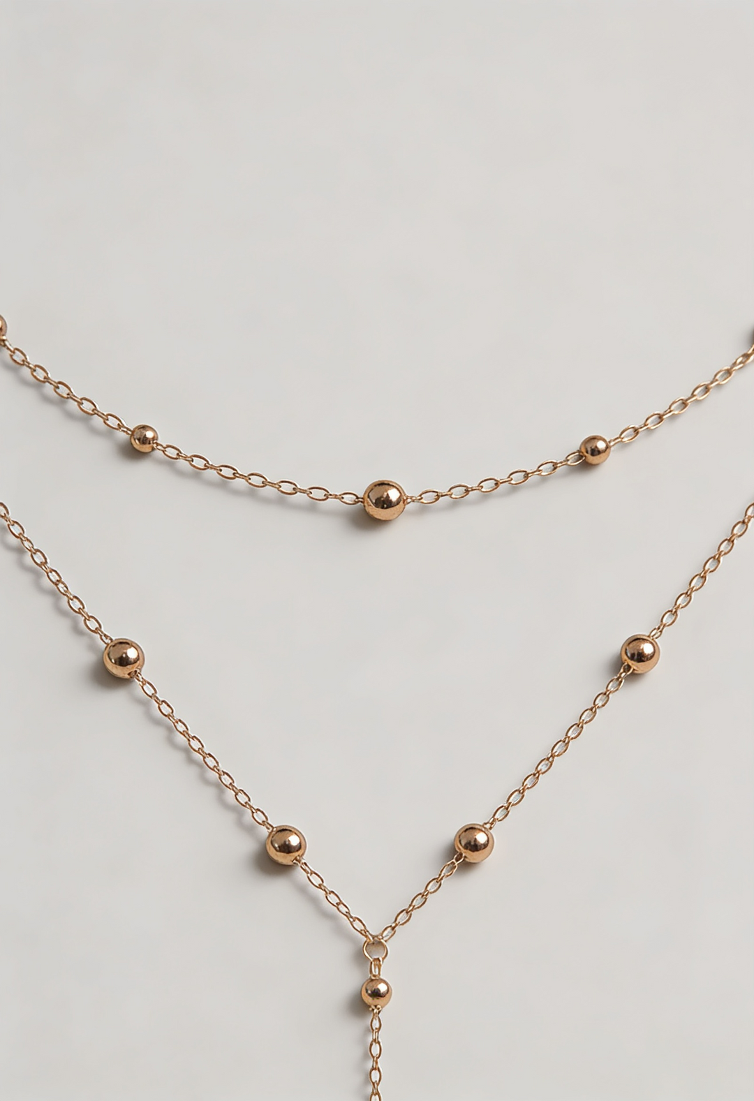 Womens Double Layer Necklace Stylish Design