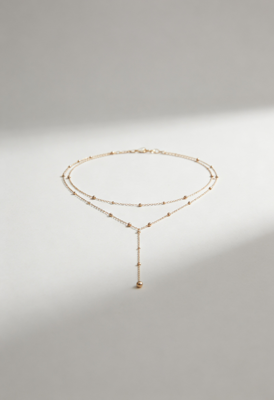 Womens Double Layer Necklace Stylish Design