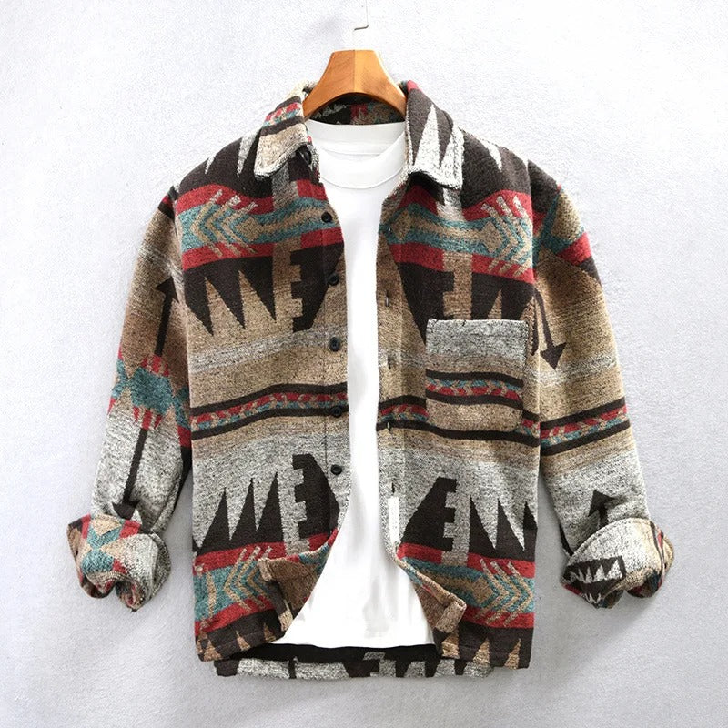Mens Shirt Jacket Flannel Casual Fit - BritishMode