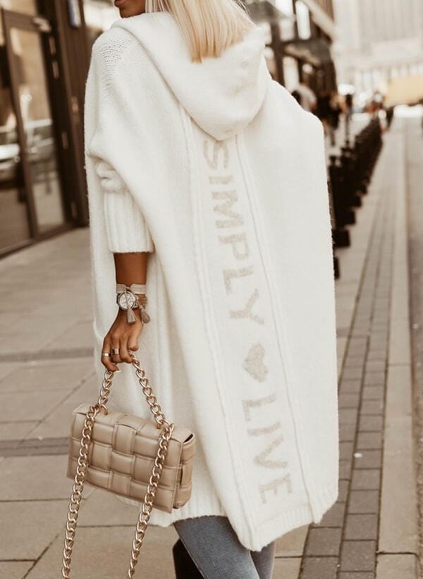Womens Long Hooded Parka Jacket