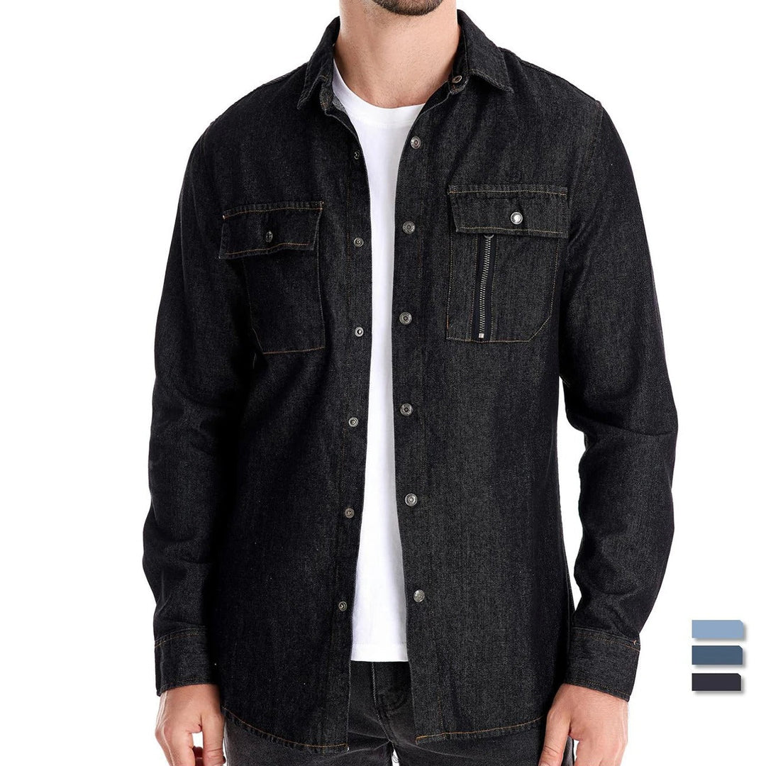 Mens Classic Cotton Shirt Regular Fit - BritishMode