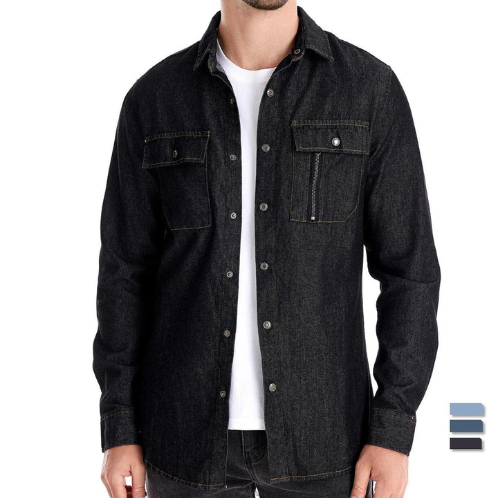 Mens Classic Cotton Shirt Regular Fit - BritishMode
