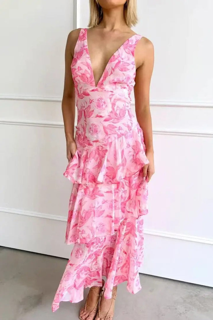 Womens Long Summer Dress Lightweight Breathable