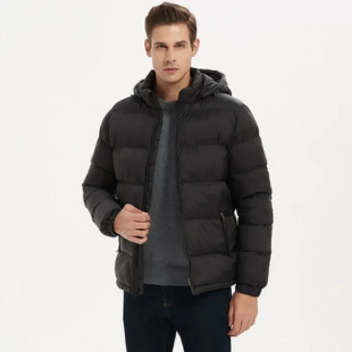 Mens Padded Hoodie Jacket Classic Fit - BritishMode