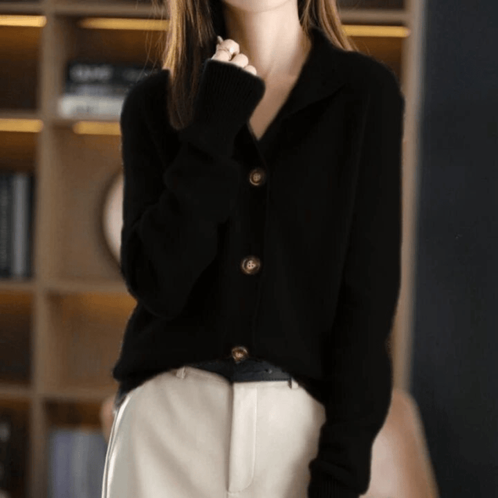 Womens Cashmere Cardigan Soft Knit Comfortable Fit