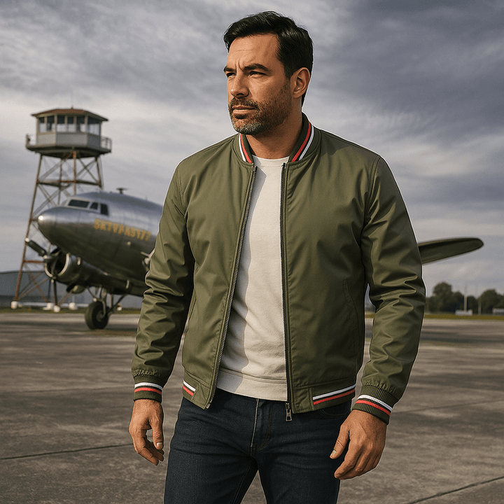 Mens Bomber Jacket Classic Fit