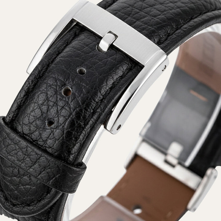 Mens Classic Quartz Watch with Leather Strap