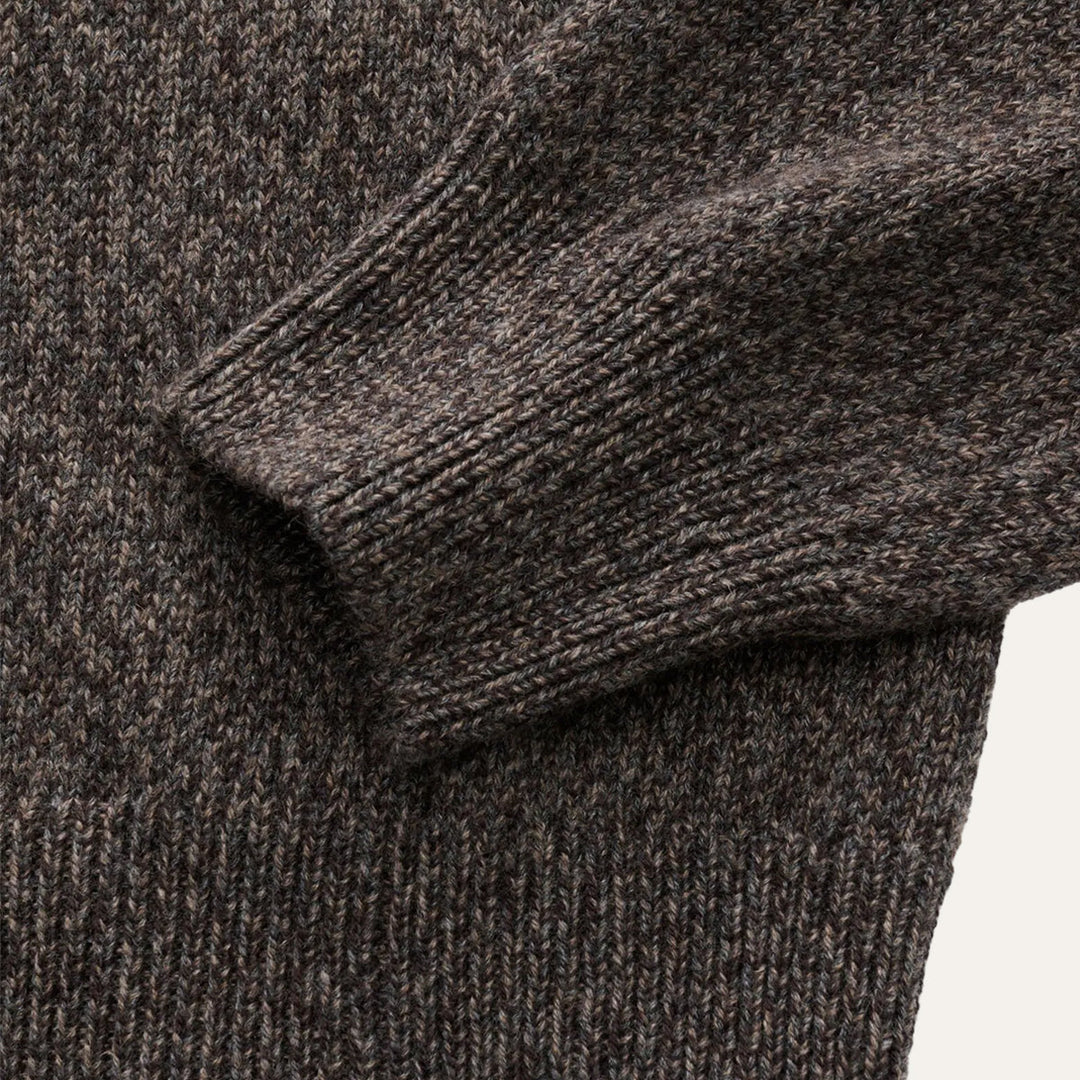 Mens Merino Wool Turtleneck Sweater Slim Fit