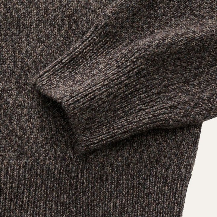 Mens Merino Wool Turtleneck Sweater Slim Fit