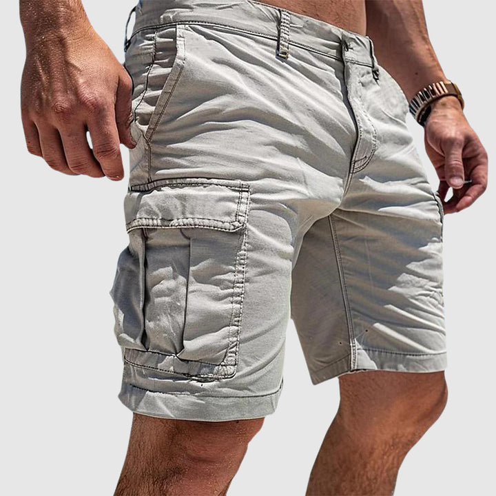 Mens Cargo Shorts Cotton Casual Knee Length - BritishMode