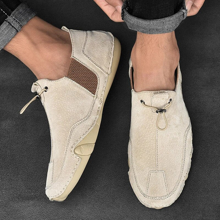 Mens Orthopedic Casual Slip-On Boat Shoes - BritishMode