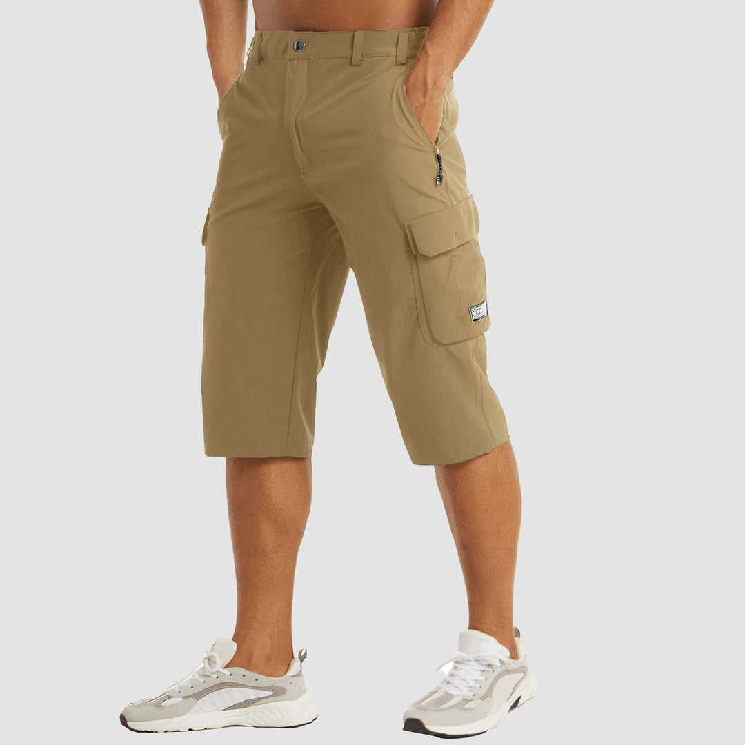 Mens Cargo Shorts Casual Knee Length Pockets