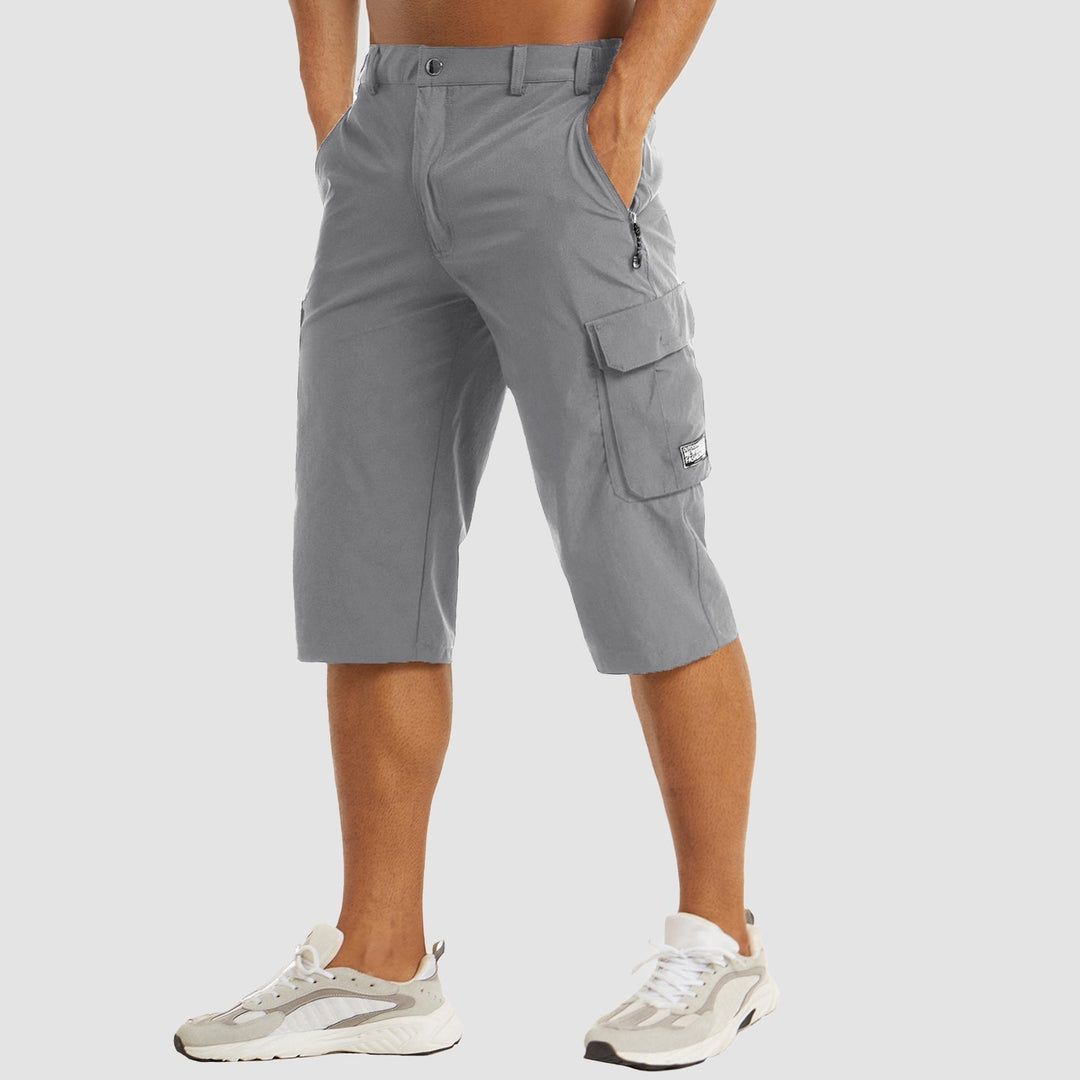 Mens Cargo Shorts Casual Knee Length Pockets