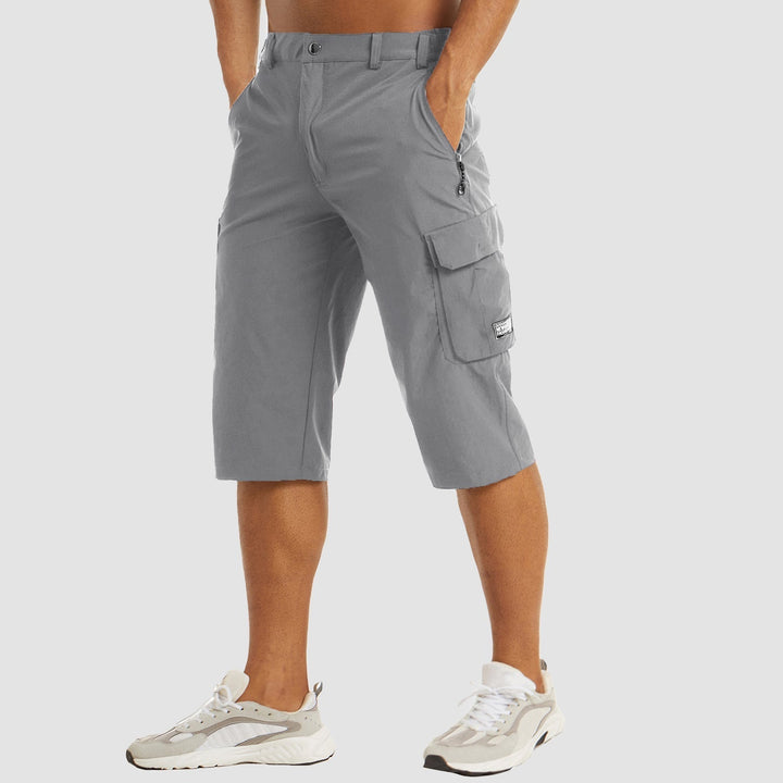 Mens Cargo Shorts Casual Knee Length Pockets